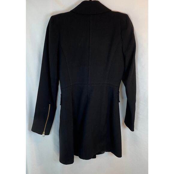 Zara Woman Black Military Blazer Dress | Double Breasted Gold Button | Size S - Picture 11 of 11